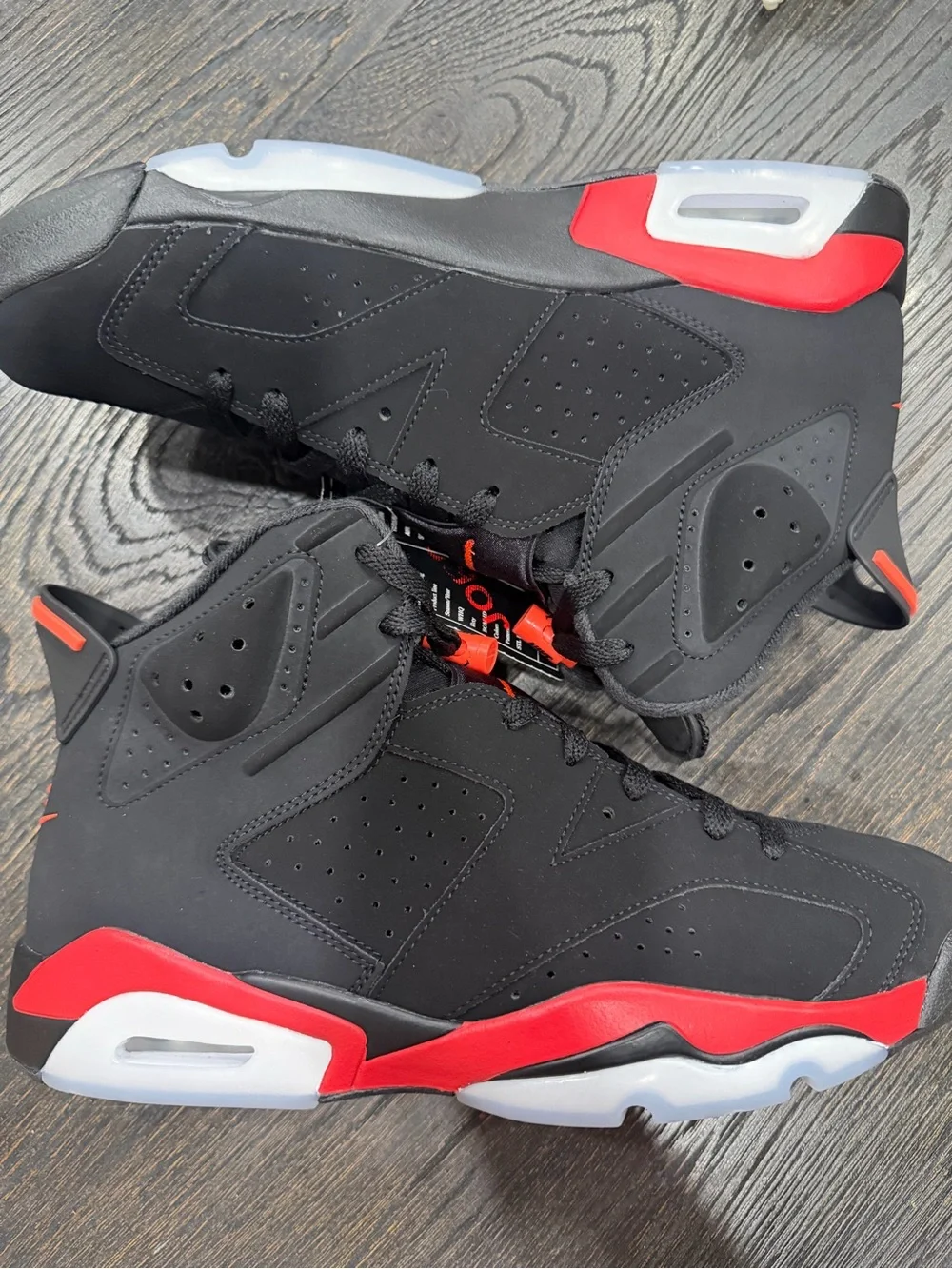 New 2026 Jordan 6 Retro Infrared Salesman mens size 12- sample